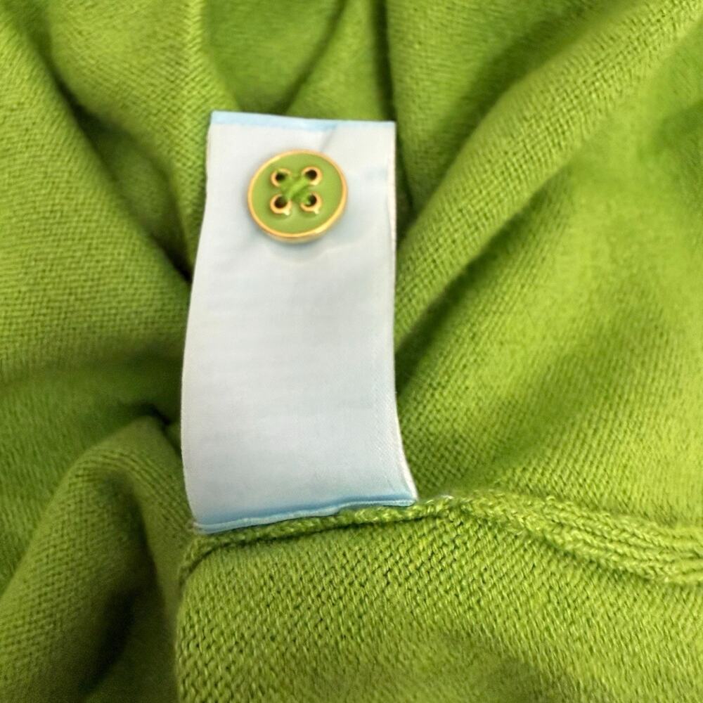 J McLaughlin Sweater Womens Small Green Jamey Pullover Old Money Quiet Luxury - Picture 9 of 10